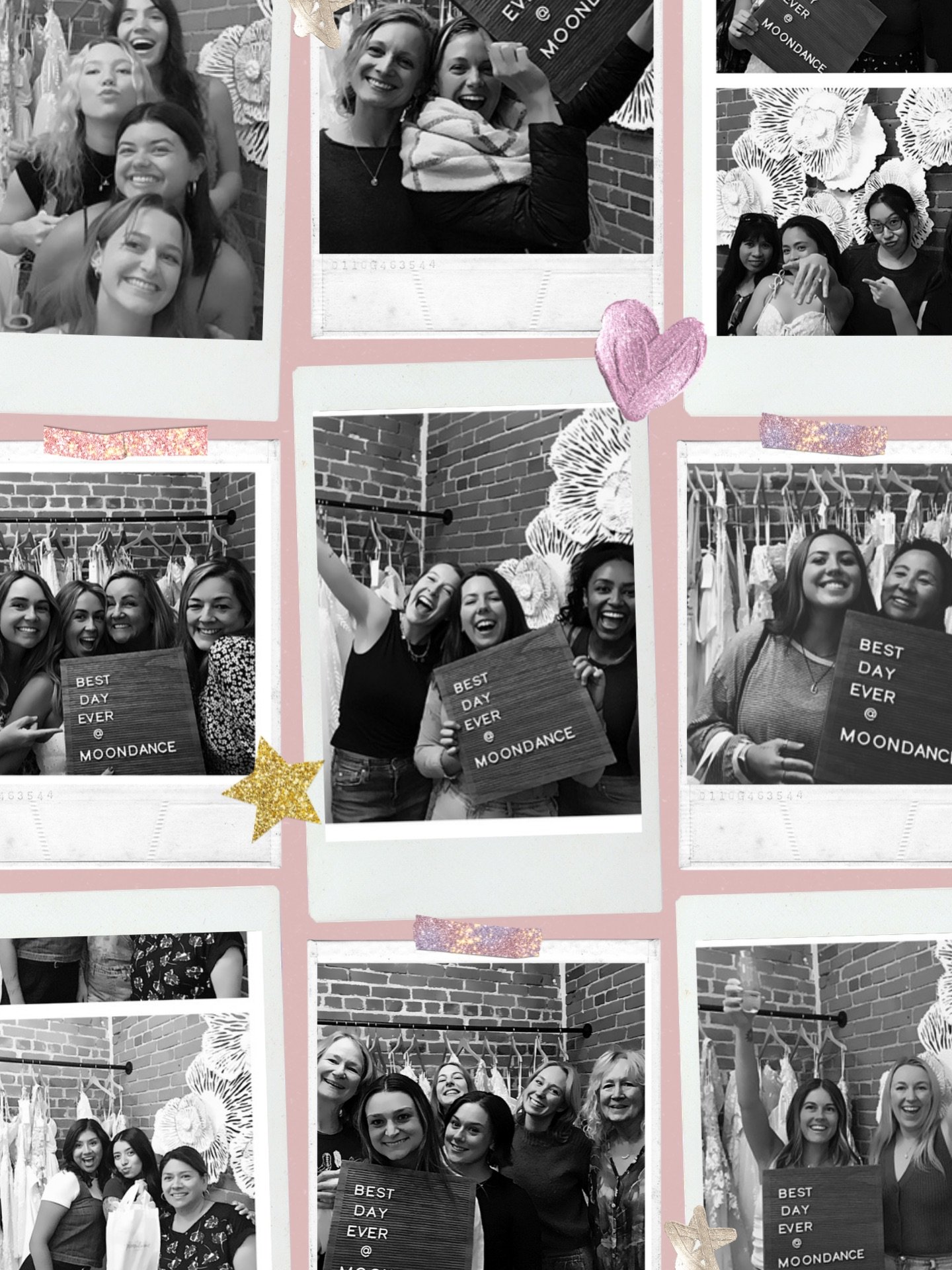 Happy Thanksgiving from Moondance! We are truly thankful for every bride who walks through our doors and the loving family and friends who support them. Wishing you a wonderful holiday!