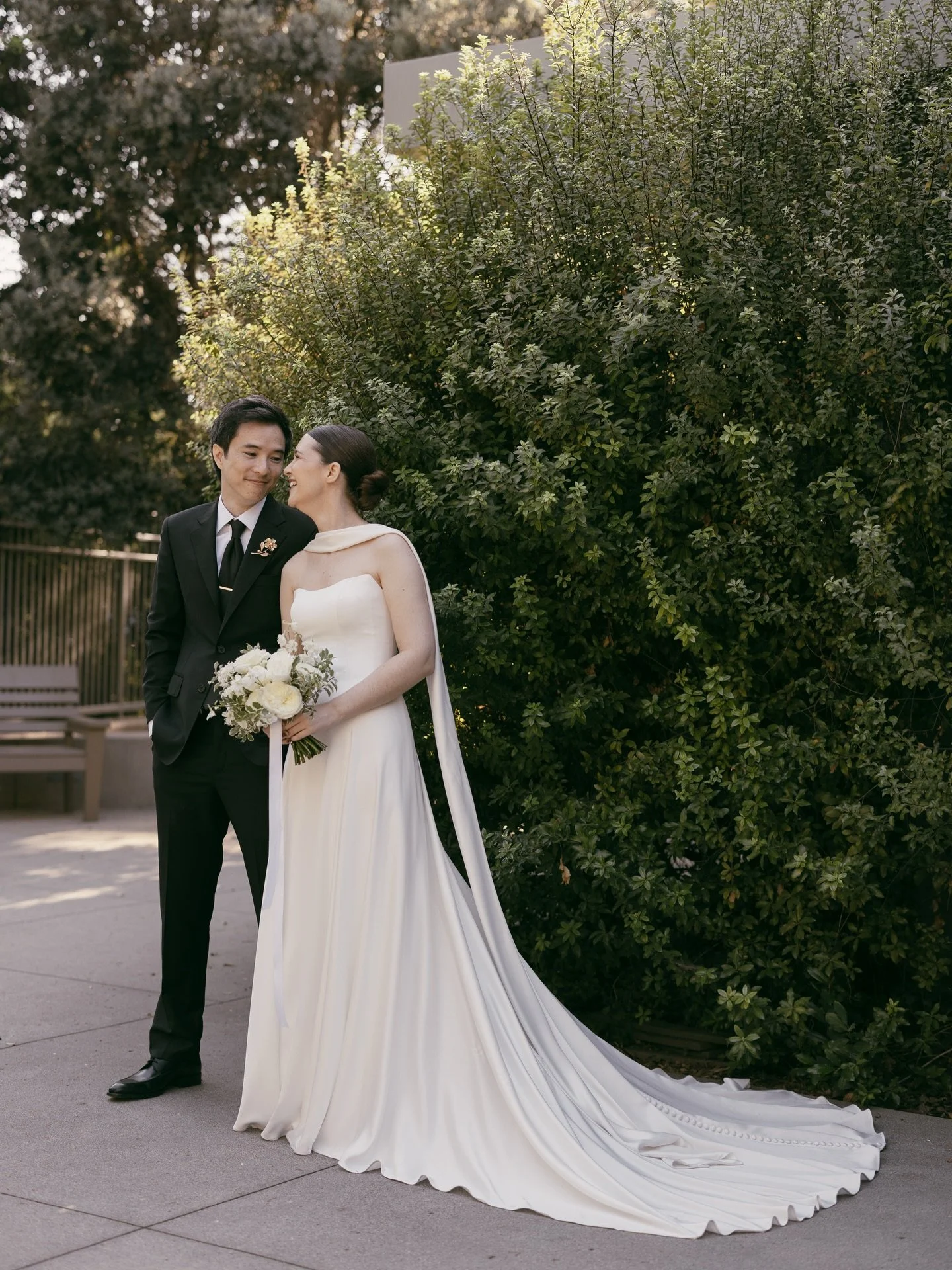 There&rsquo;s nothing we love more than seeing our Moondance babes glow! Haley is a total vision in Addilyn by @jennyyoonyc - a gown with an effortless, minimal silhouette ✨

Simple, sophisticated, and radiating pure happiness. Congratulations to the