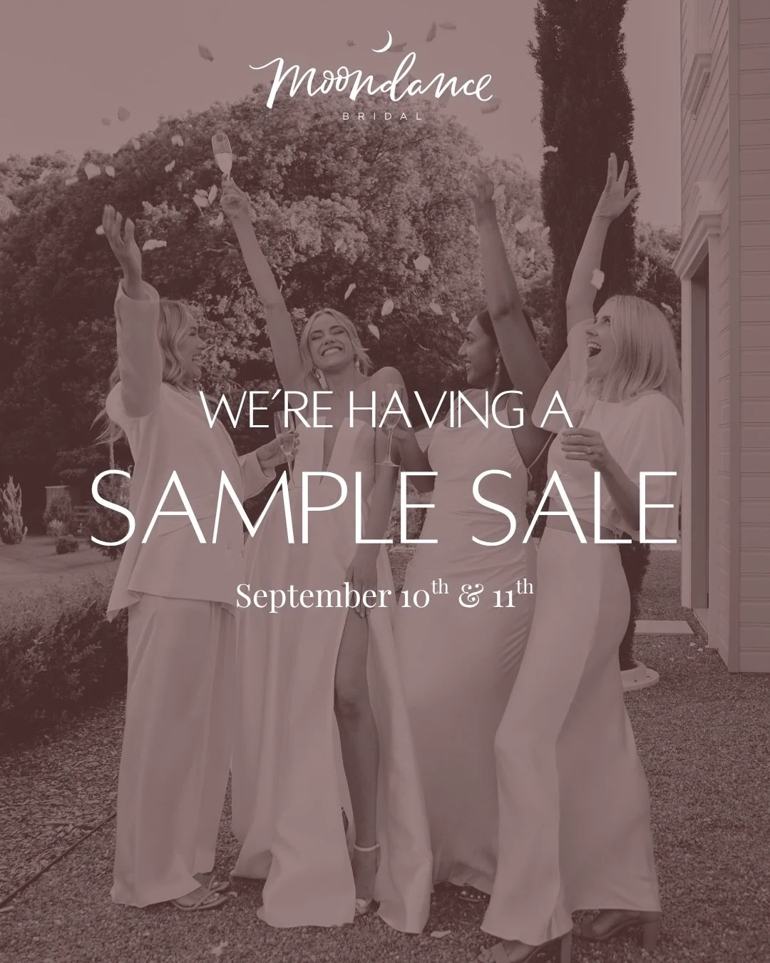 ⚡️FLASH SAMPLE SALE⚡️ We&rsquo;re having a sample sale next week! Walk-ins only, first come, first served.

The details:
Thursday, Sept 10: 4:00 PM &ndash; 7:00 PM
Friday, Sept 11: 11:00 AM &ndash; 3:00 PM

We&rsquo;ll see you there!