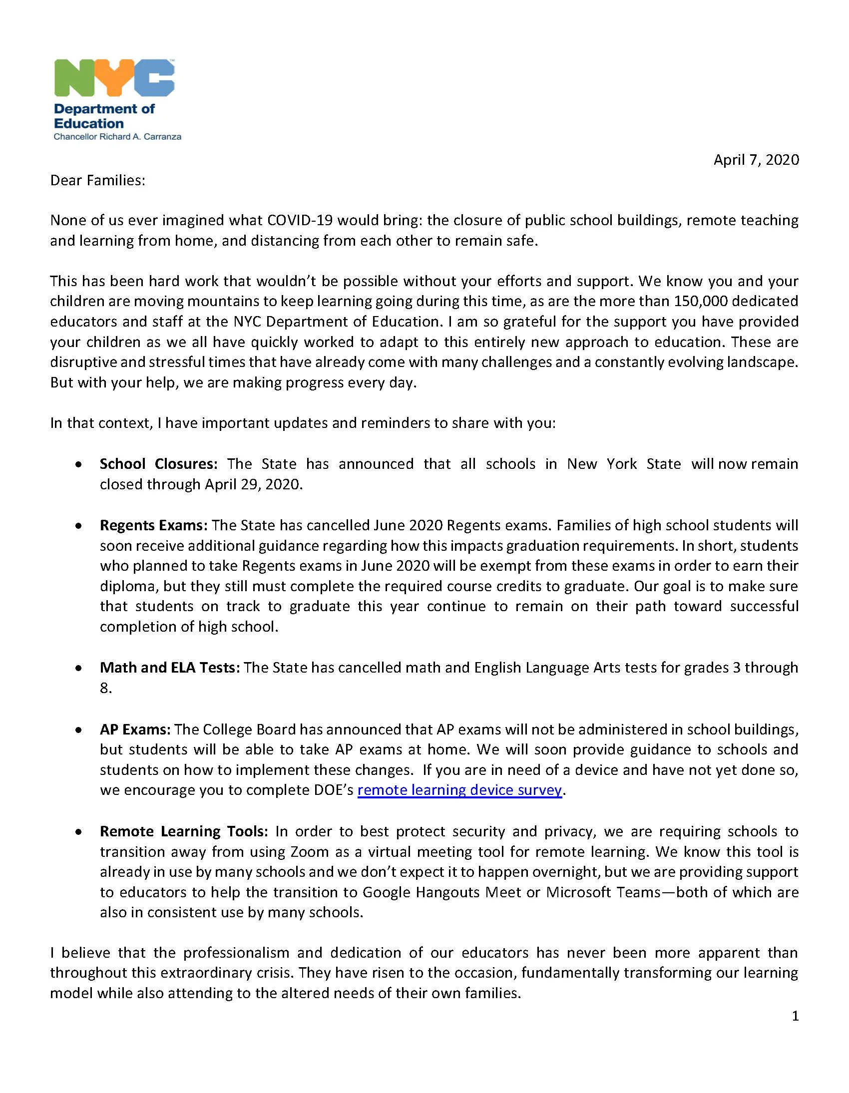Nyc Doe Updates Iam High School
