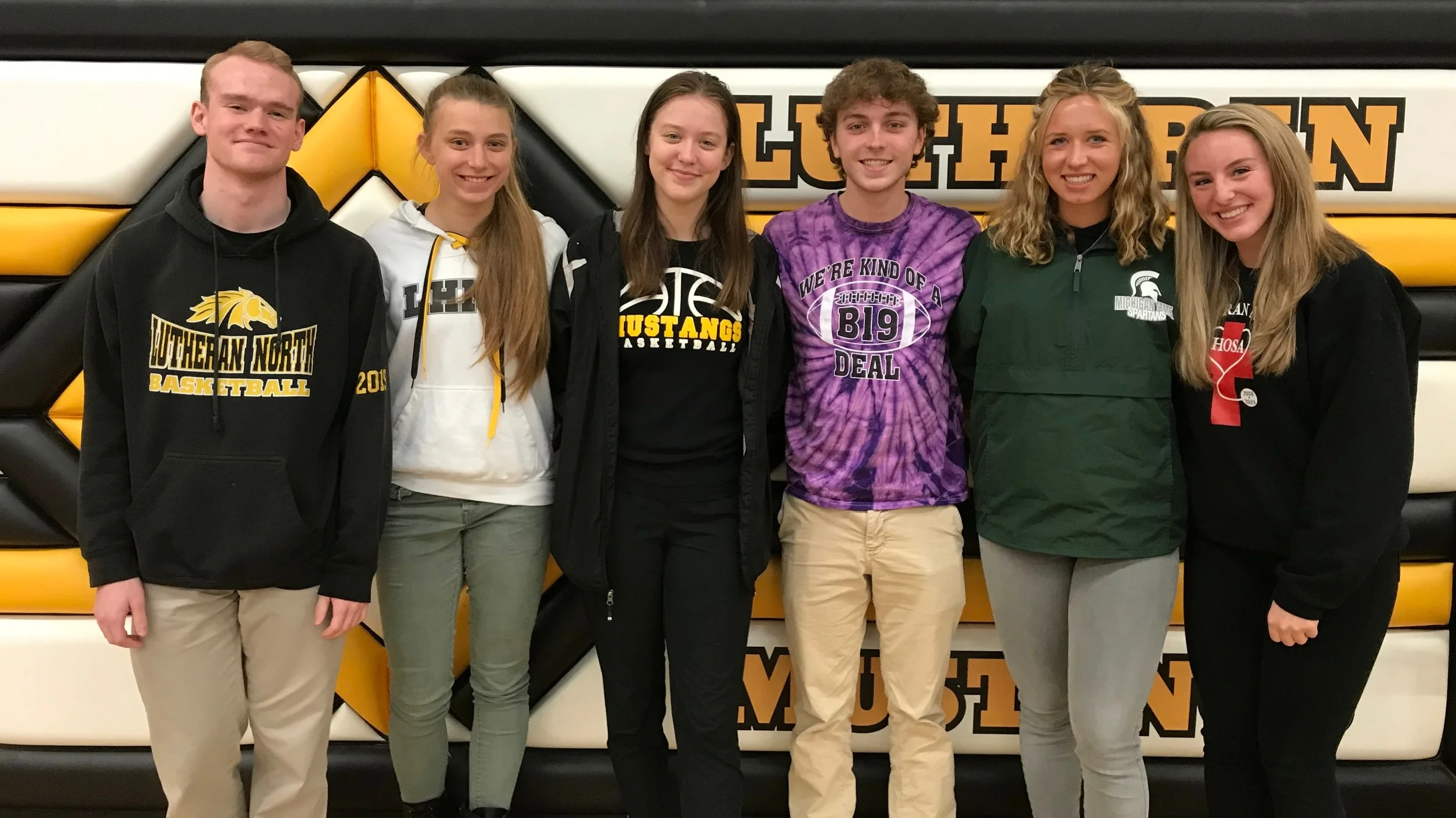 Six Lutheran North Mustangs Named Macomb County All-Academic 2019!