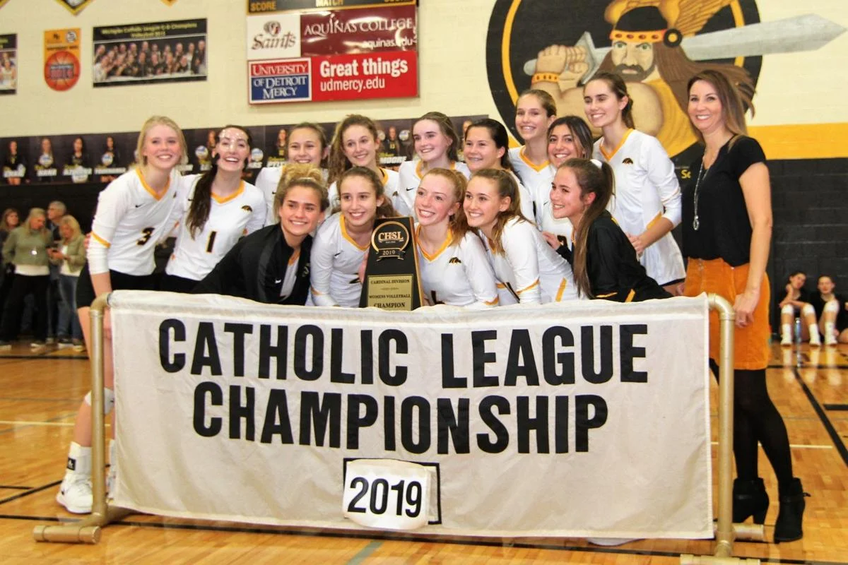 Lutheran North clinches Catholic League AA volleyball championship 