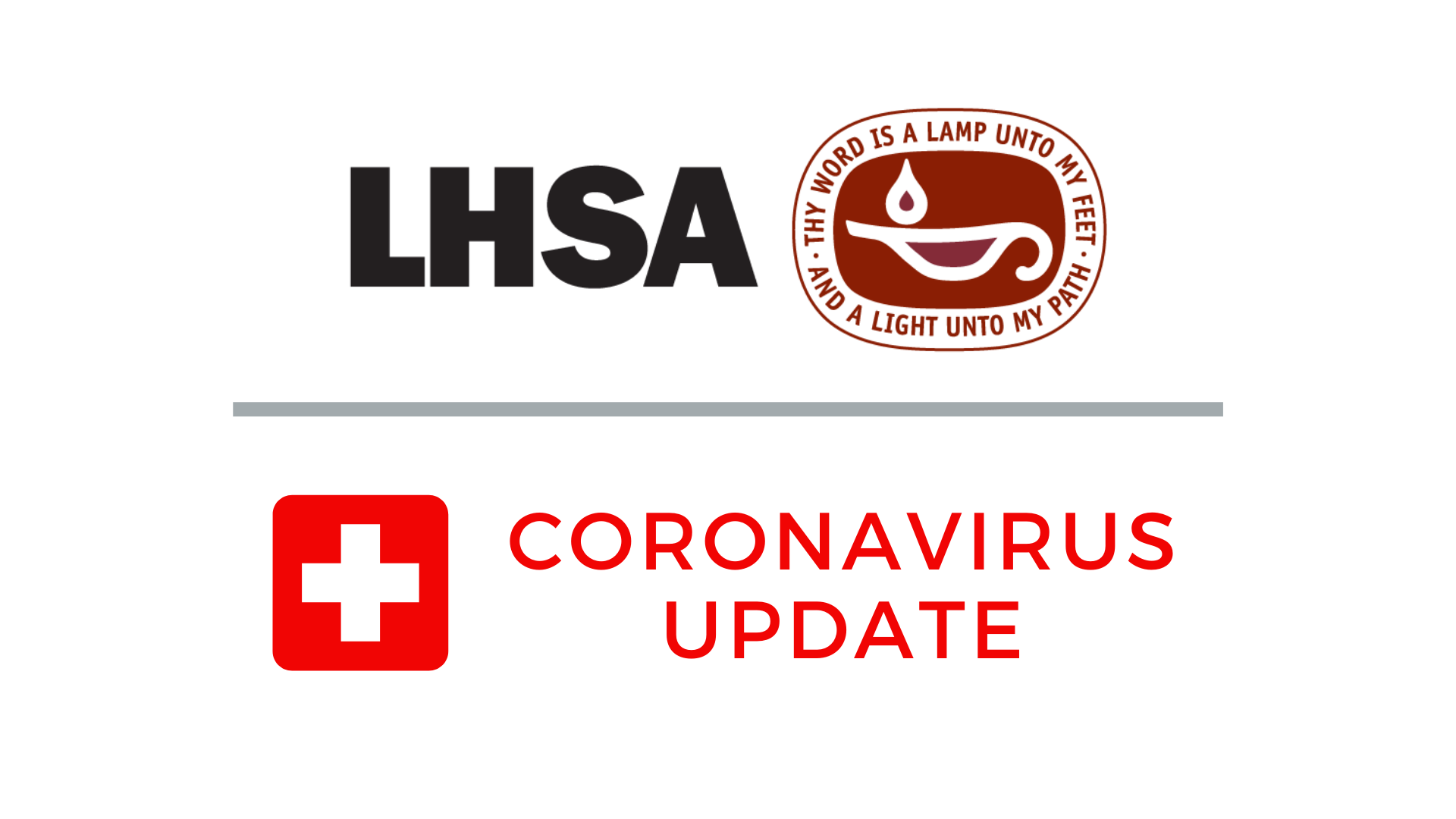 Coronavirus Update from The Superintendent