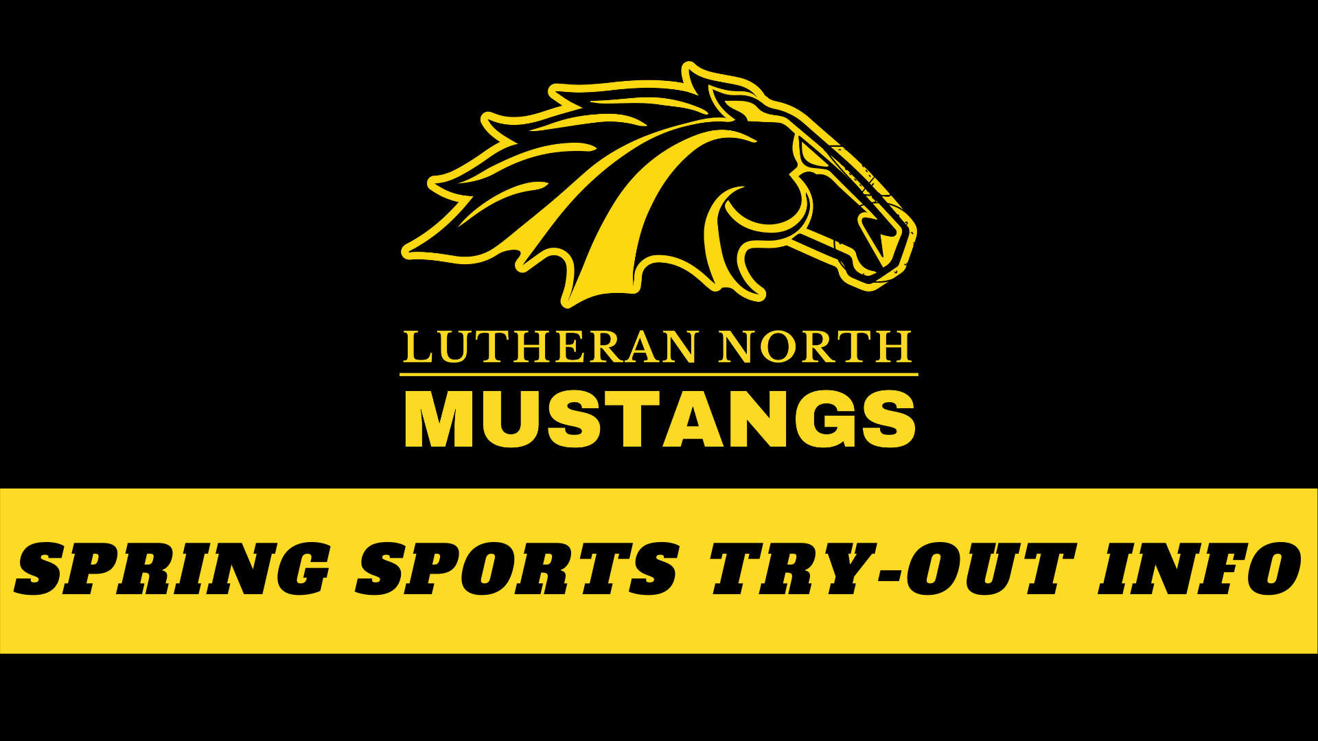 Spring Sports Tryout Update 