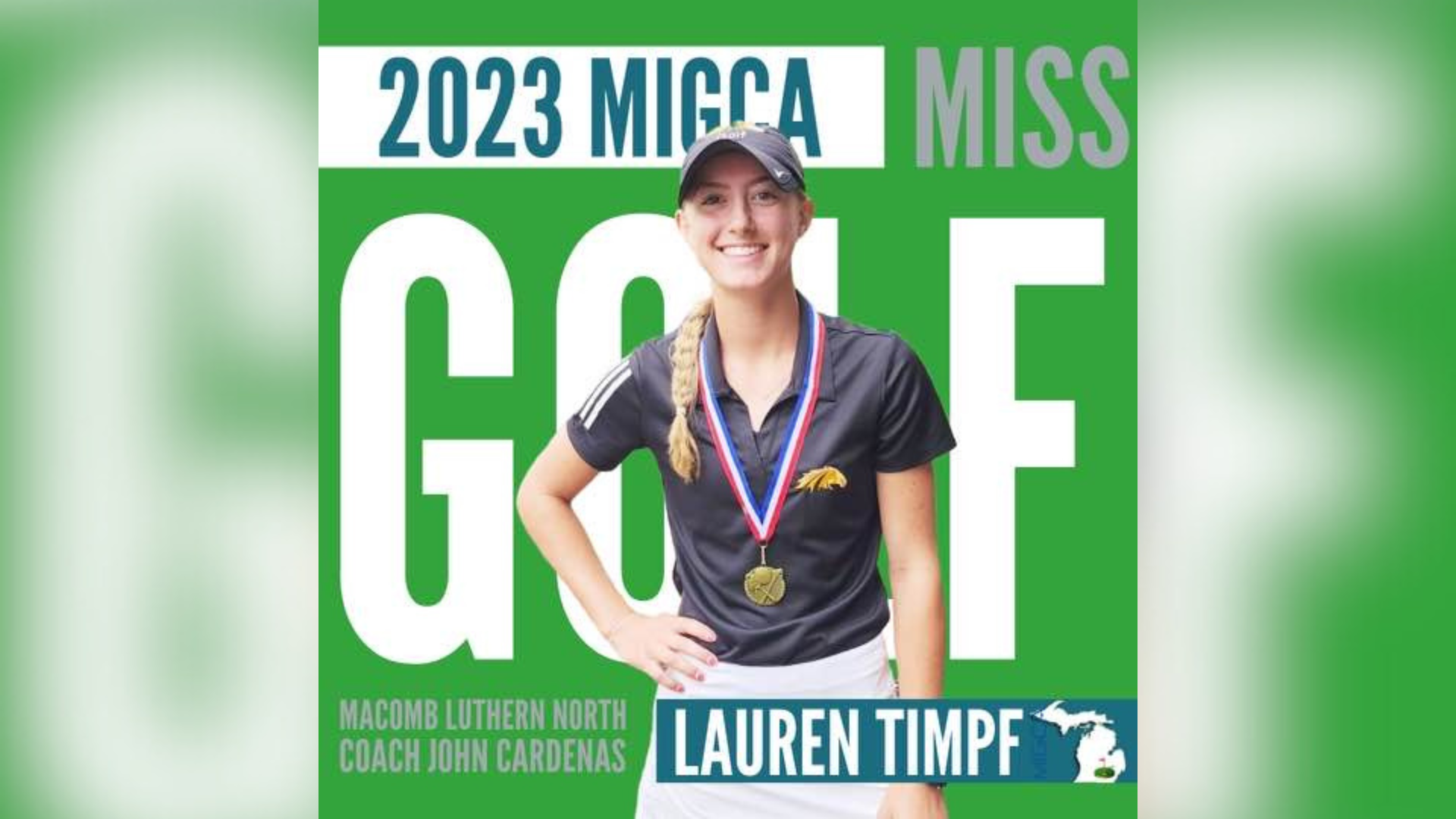 Macomb Lutheran North senior named 2023 Miss Golf