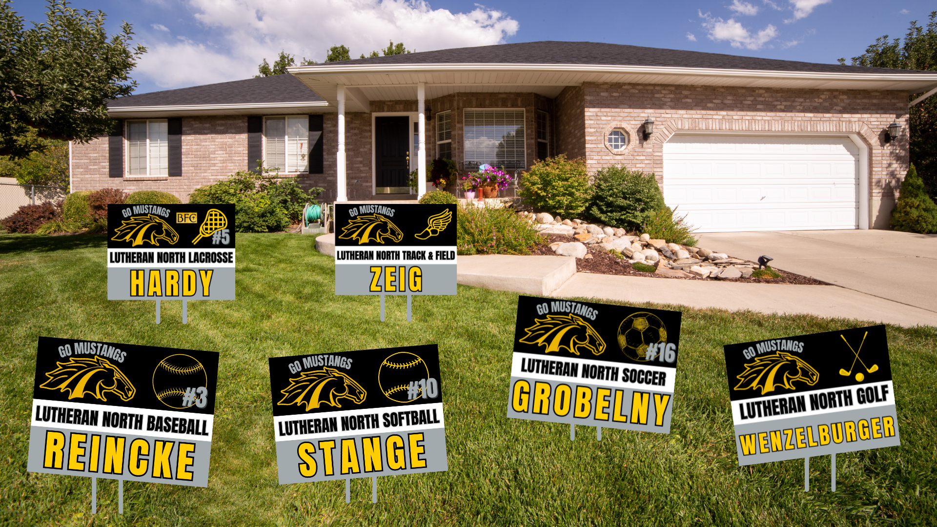 SPRING SPORTS LAWN SIGNS FOR SALE! 
