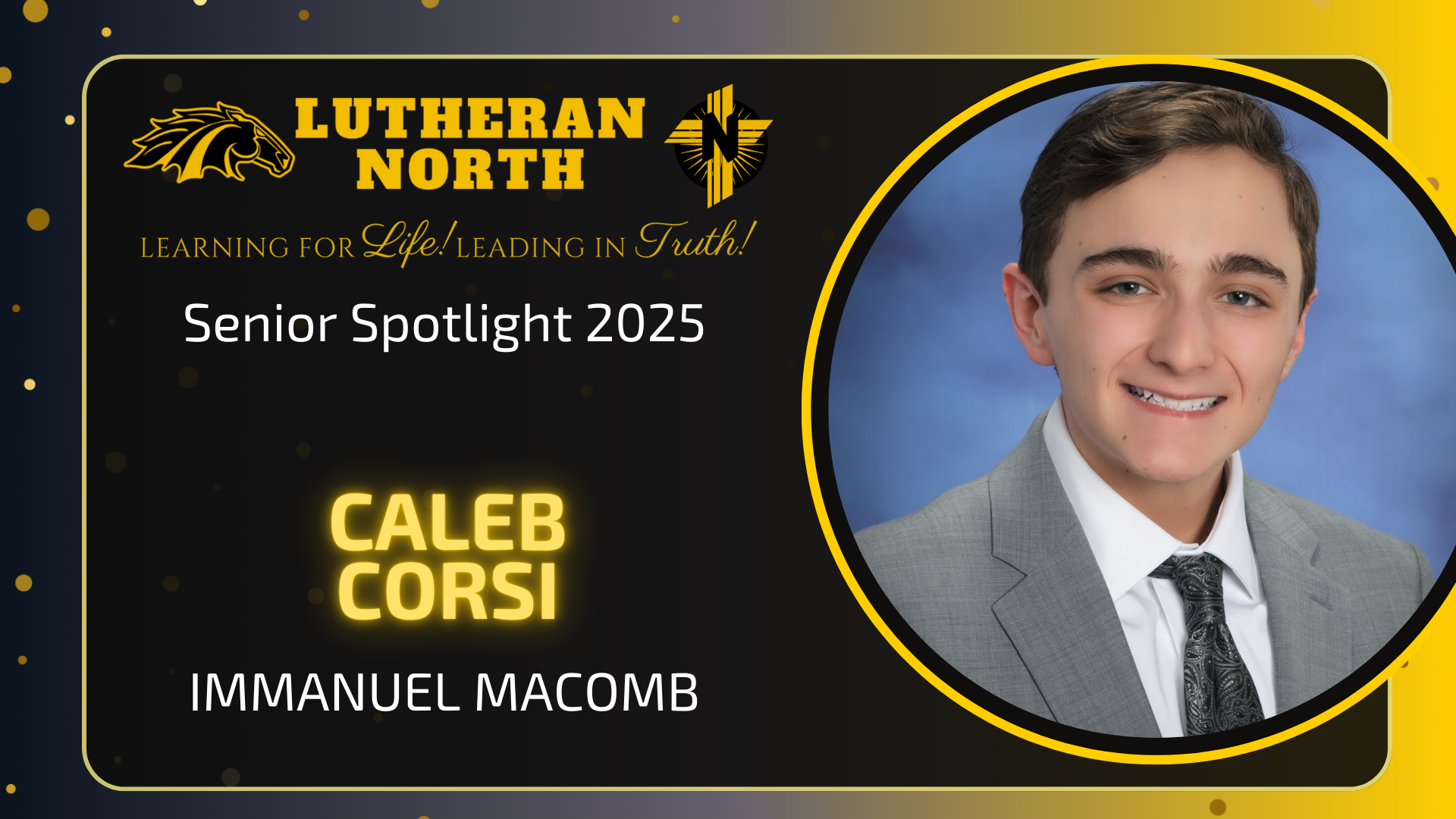 Senior Spotlight: Caleb Corsi