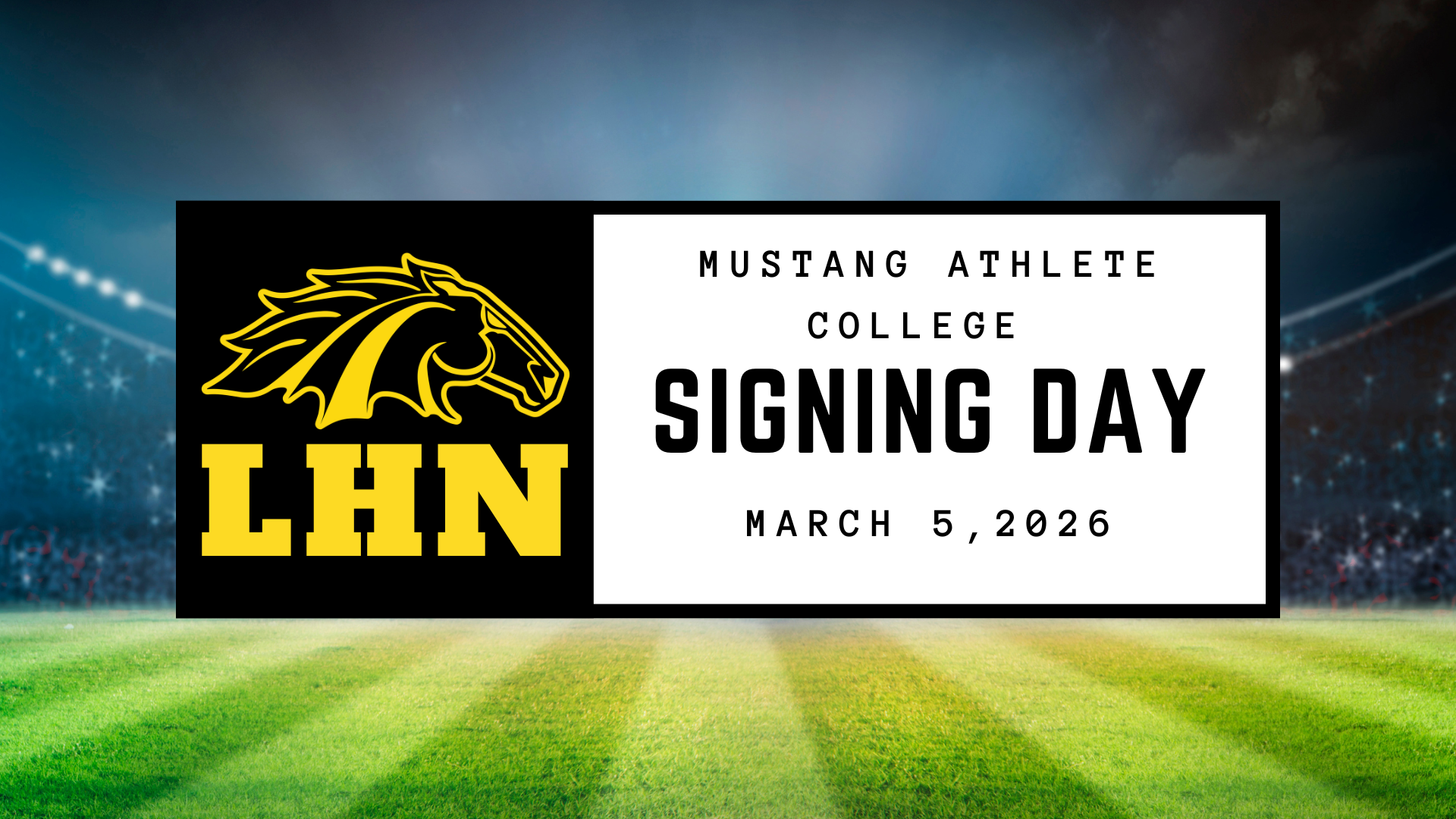 Mustang Athlete College Signing Day 