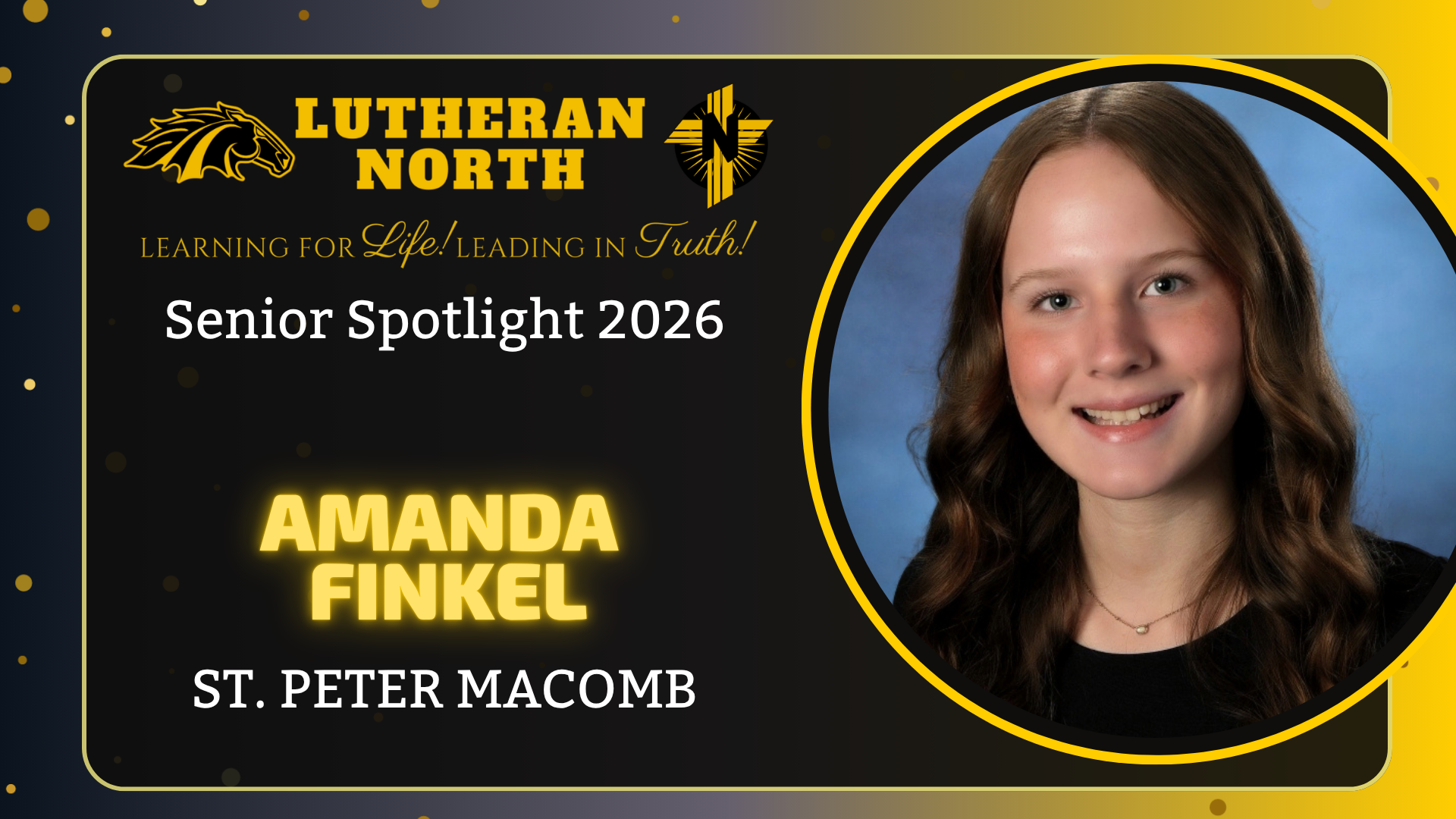 Senior Spotlight: Amanda Finkel