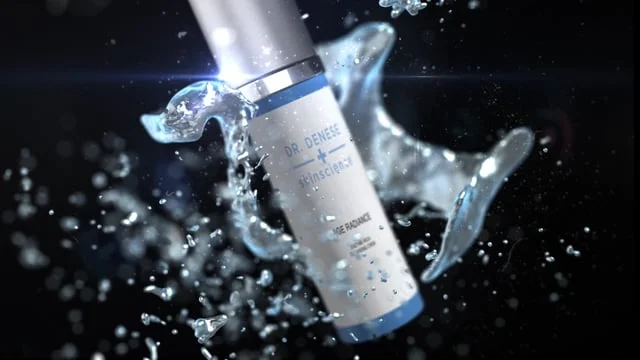 Product Mockup with Water Splash