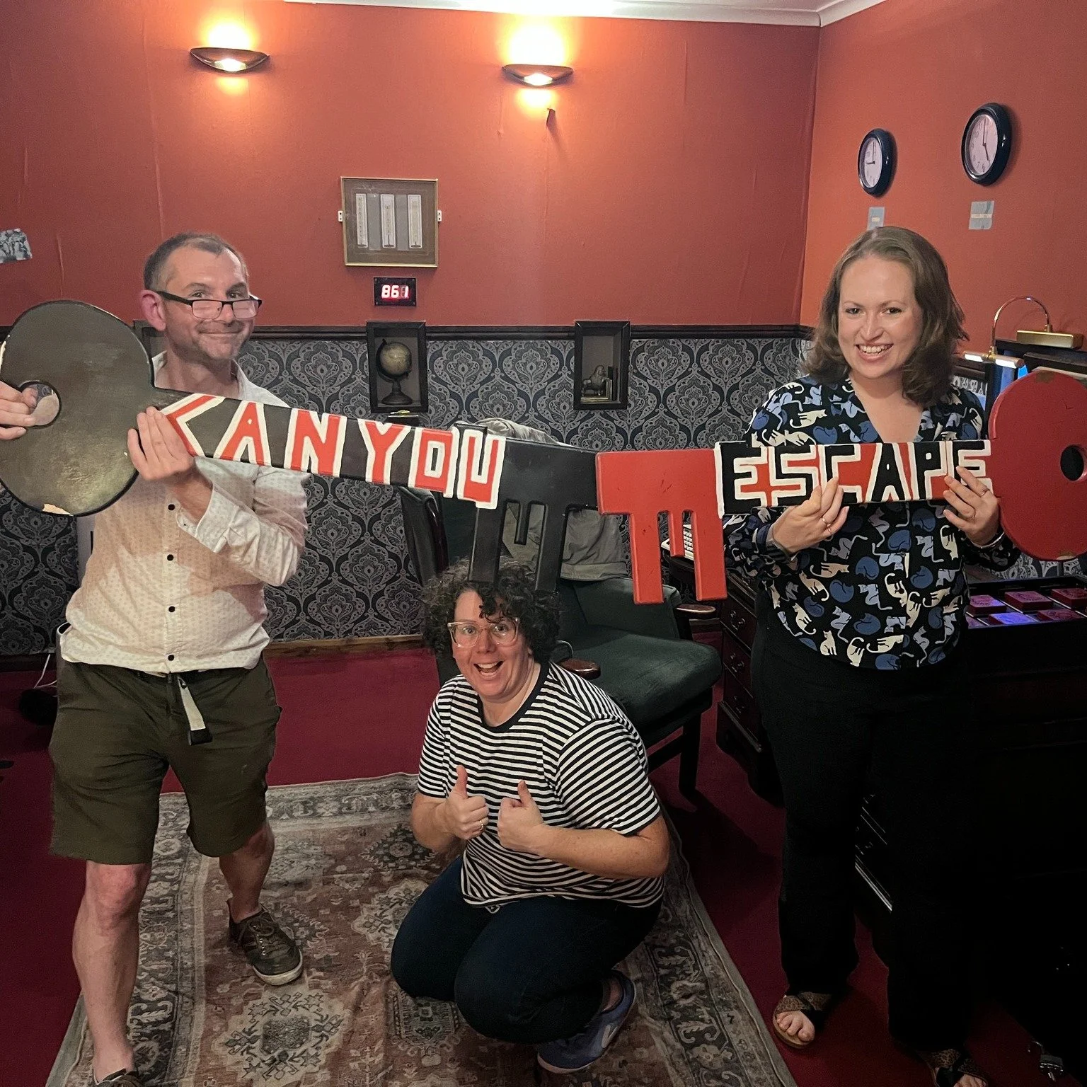 It's Friday!!

Get your weekend off to a great start with one of our immersive escape rooms!

Book it now while slots are still available!