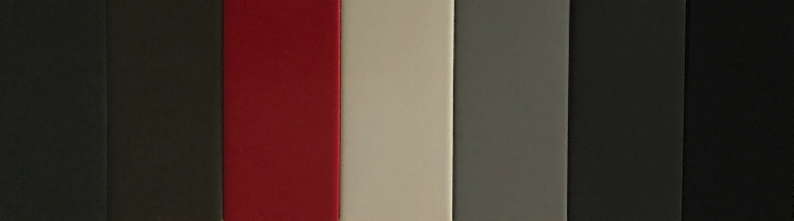 ARBOR GREEN, FOUNDRY BRONZE, EMBLEM RED, ATELIER WHITE, IRON BLACK, MASON GRAY, SLATE