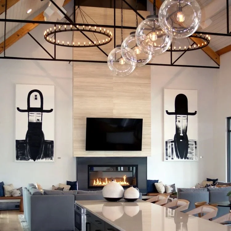 Throwing it back to the Park40 Lobby &amp; Leasing Office 🔥

A warm, welcoming lobby designed to feel like home &mdash; with custom millwork, a CNC-carved faux log desk, topo-inspired ceiling, and copper accents throughout. Thoughtful details for ga