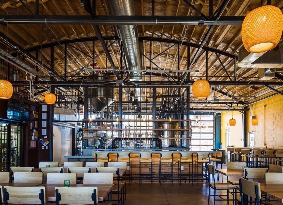@publicofferingbrewing | South Broadway, Denver 🍺

Where craft meets community. Exposed steel and concrete are balanced with warm wood and layered light, creating a taproom that feels both industrial and inviting. An open layout connects guests to t