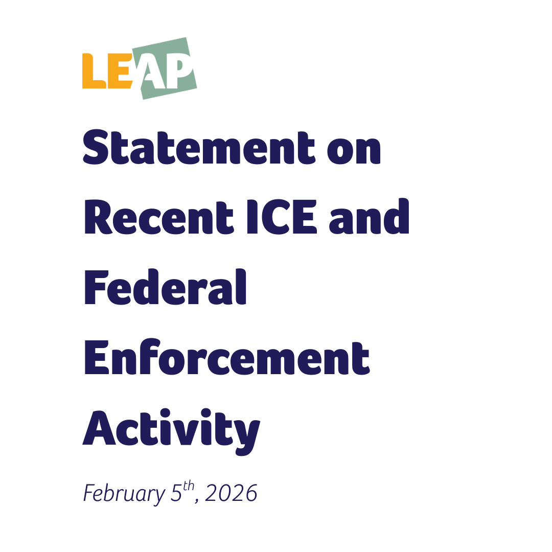 Statement on Recent ICE and Federal Enforcement Activity