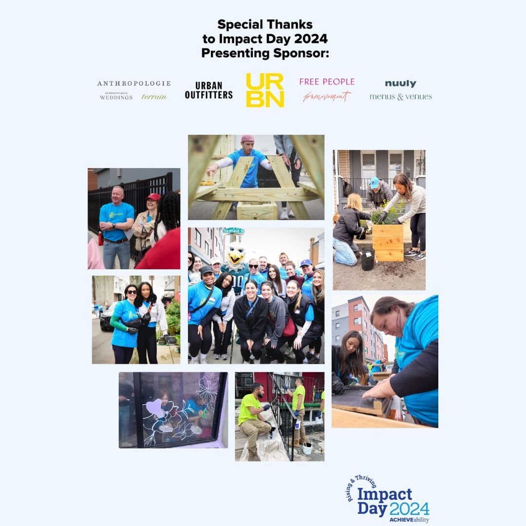 Today, we're giving a HUGE shoutout to @URBNcommunity for their outstanding support as the presenting sponsor of Impact Day #ThankfulThursday! Your generous support and hard work made a transformative difference in West Philly - painting 52 porches, 