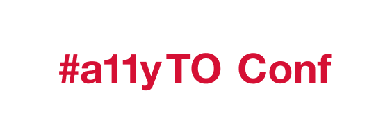 A11yTO Conf logo