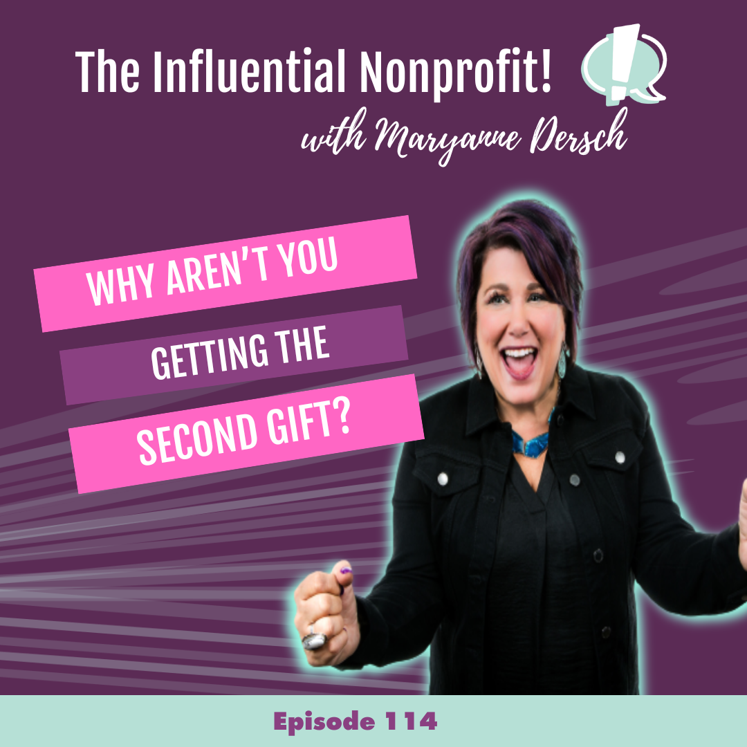 The Influential Nonprofit: Episode 114:  Why Aren't You Getting The Second Gift?