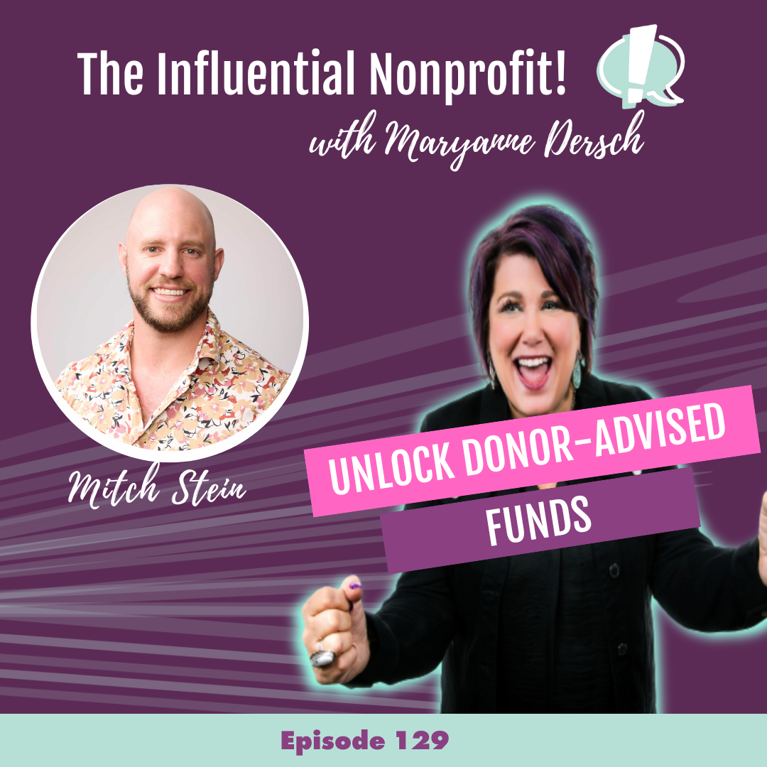 The Influential Nonprofit: Episode 129: Mitch Stein: Unlock Donor-Advised Funds 