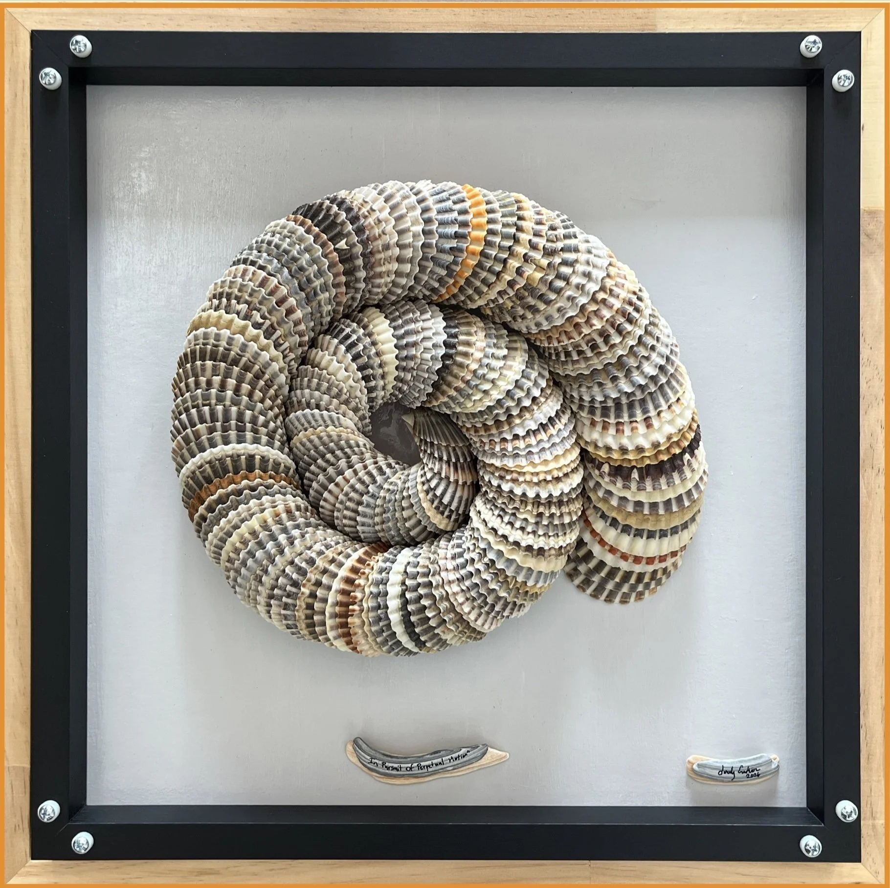 "In Pursuit of Perpetual Motion" (wall sculpture)