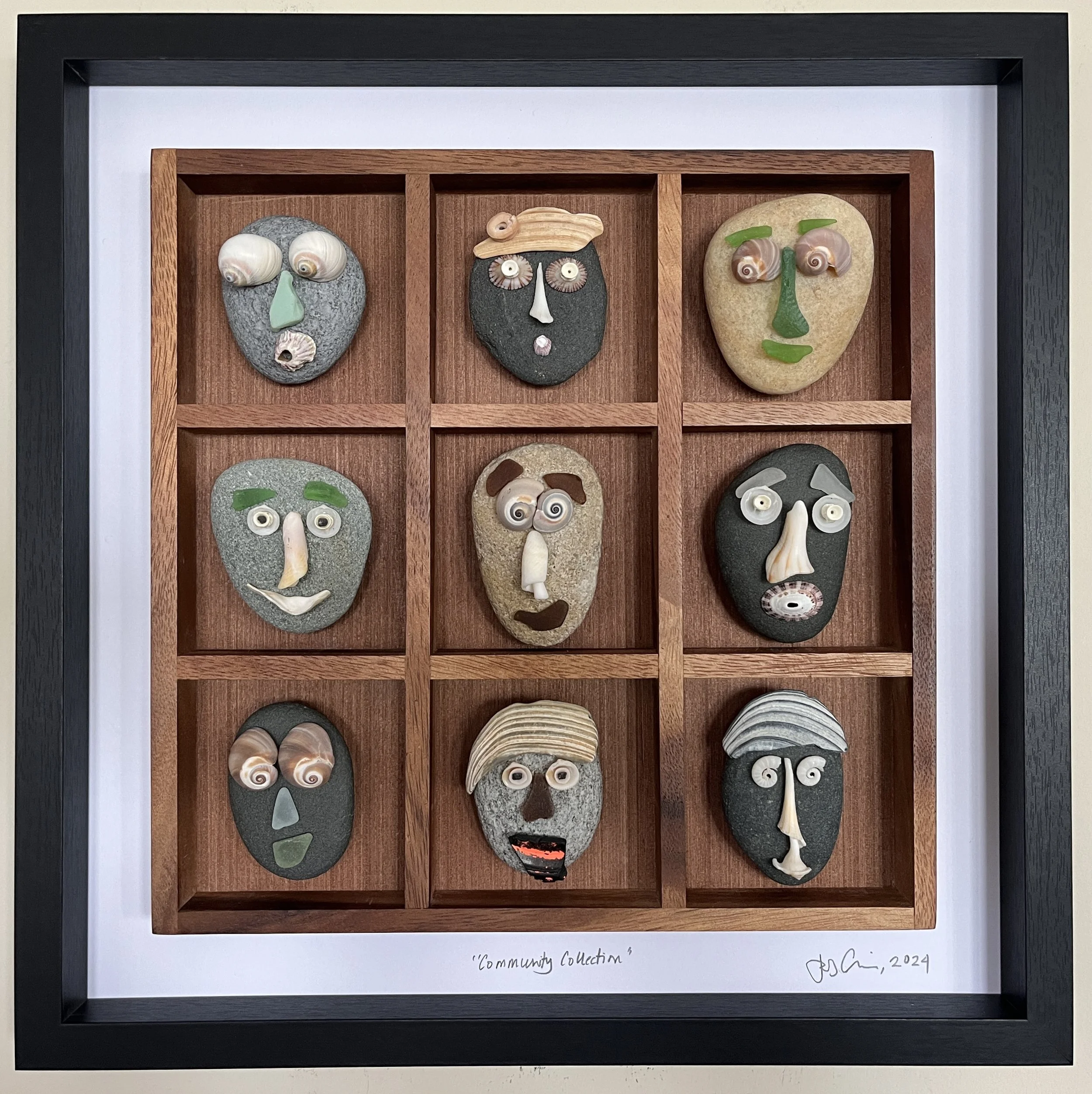 "Collecting Community" (wall sculpture)