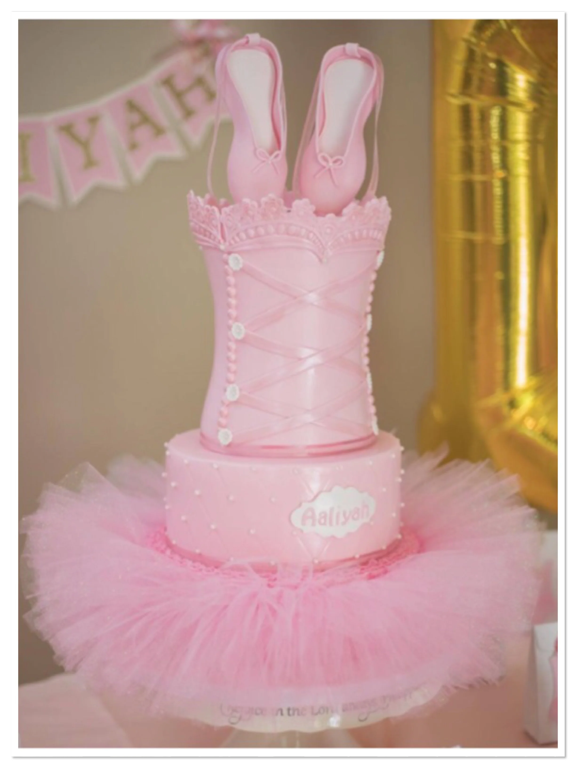 Ballerina Cake
