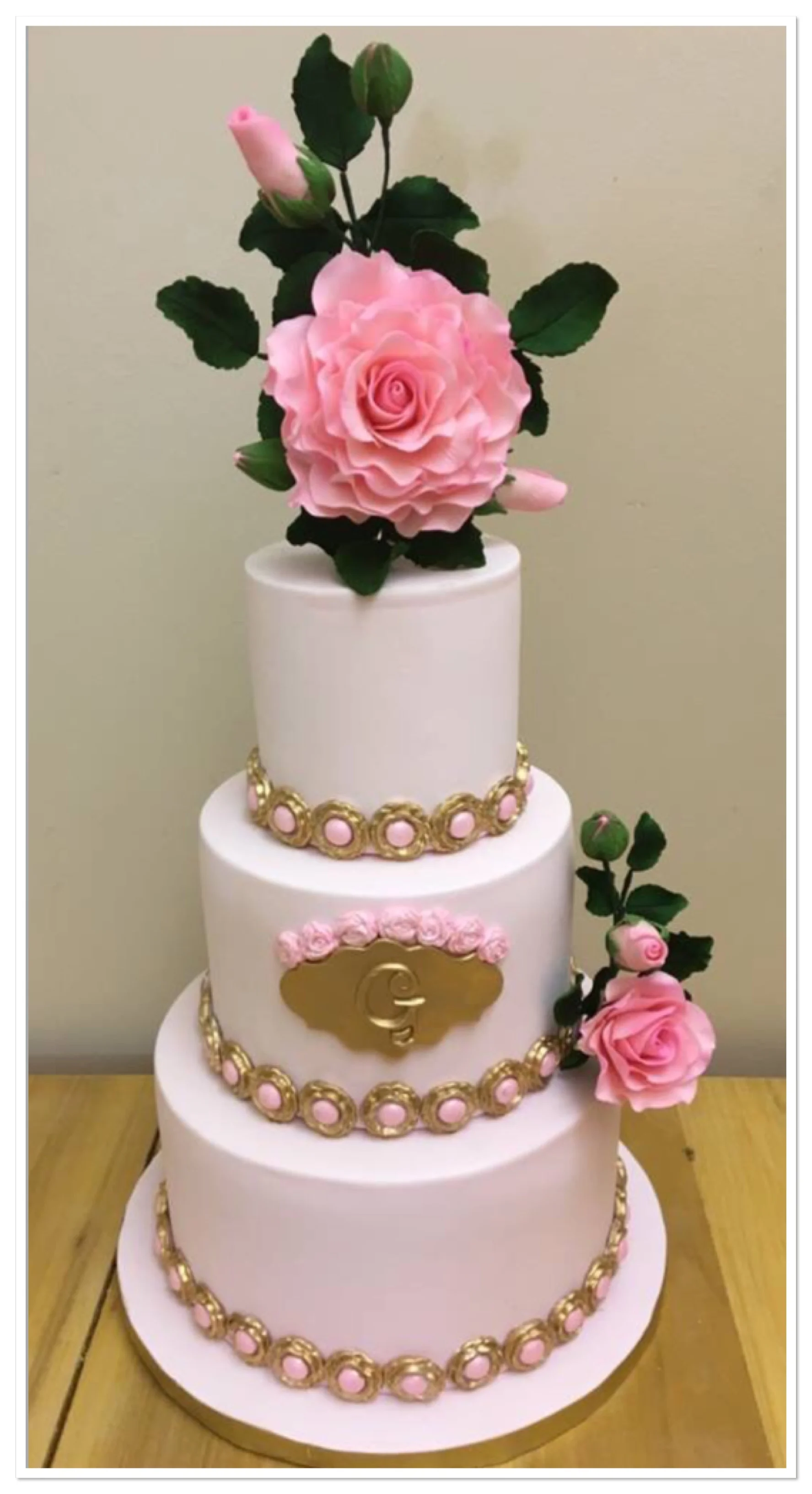 Pink Fondant Cake