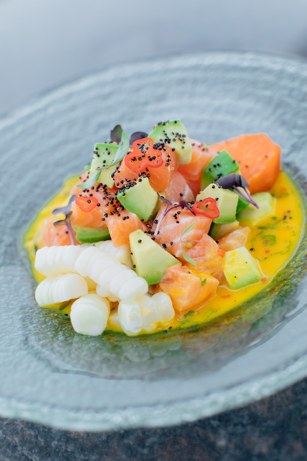 Tiradito de pesca del día