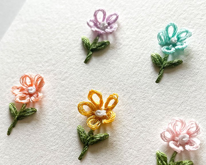 Learn how to embroider a flower on paper — Flourishing Fibers - Embroidery  & Notions Like No Other