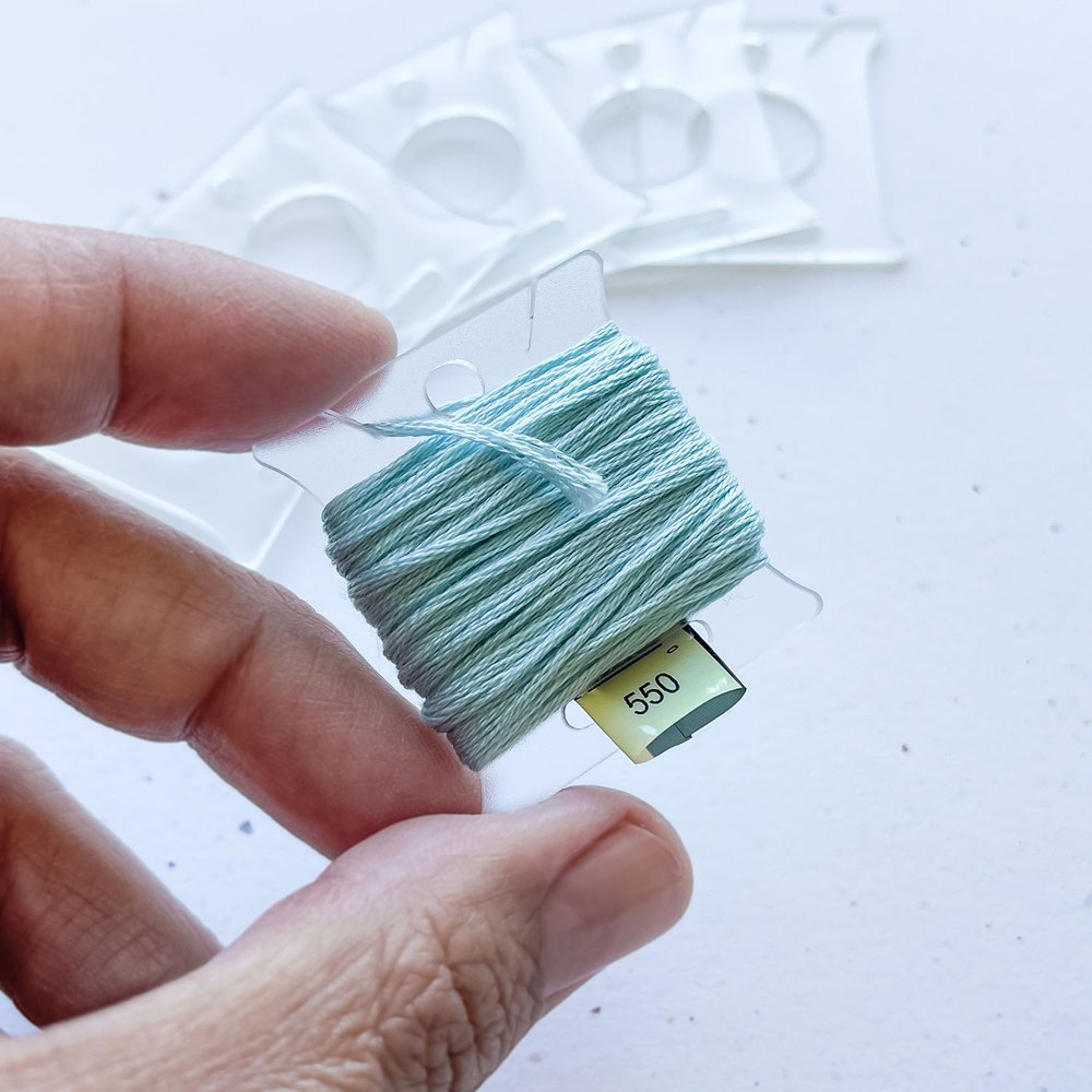 Acrylic Floss Bobbins — Flourishing Fibers - Embroidery & Notions