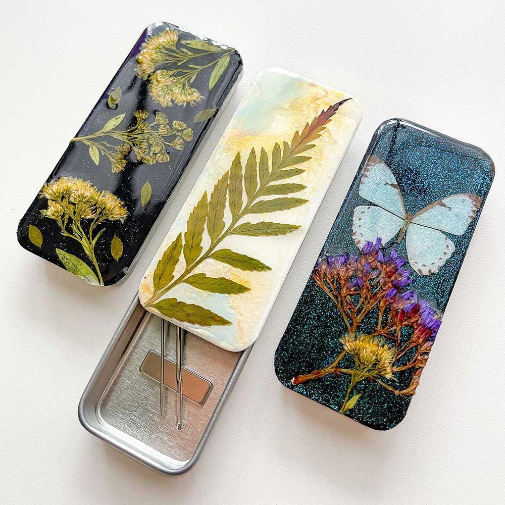 Needle Case : Tall Botanical — Flourishing Fibers - Embroidery