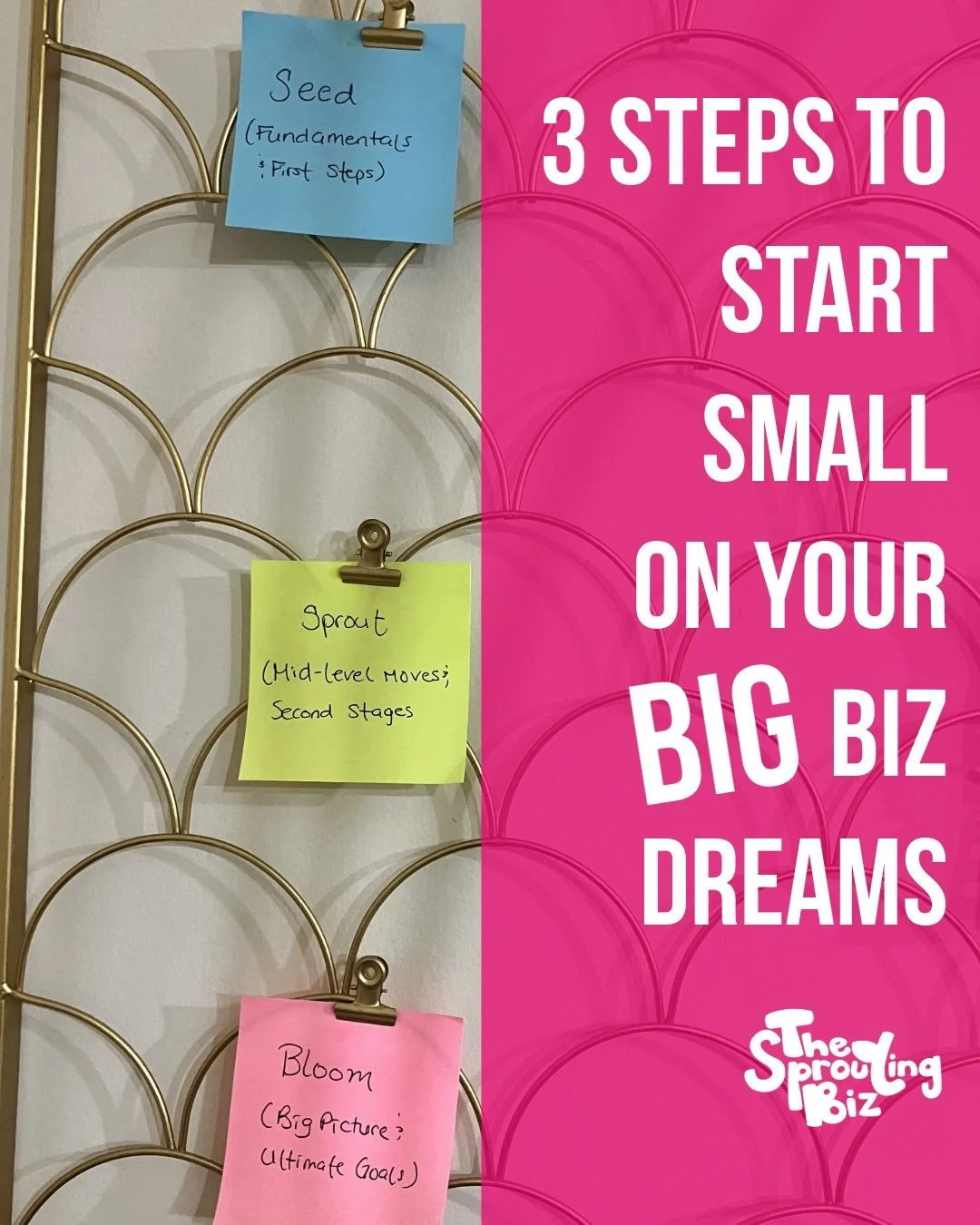 🌱 We get it, starting a biz (or keeping forward momentum with your goals) isn't easy. 

The realities of life, free time, finances, or even just not knowing where to start can feel a bit daunting at times

But the truth is, putting your dreams off u