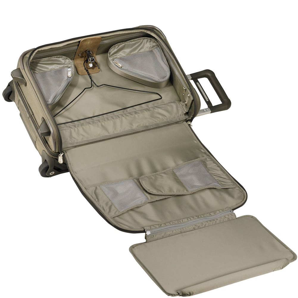 Briggs & Riley Baseline Carry-On Upright (Two-Wheel) Garment Bag inside
