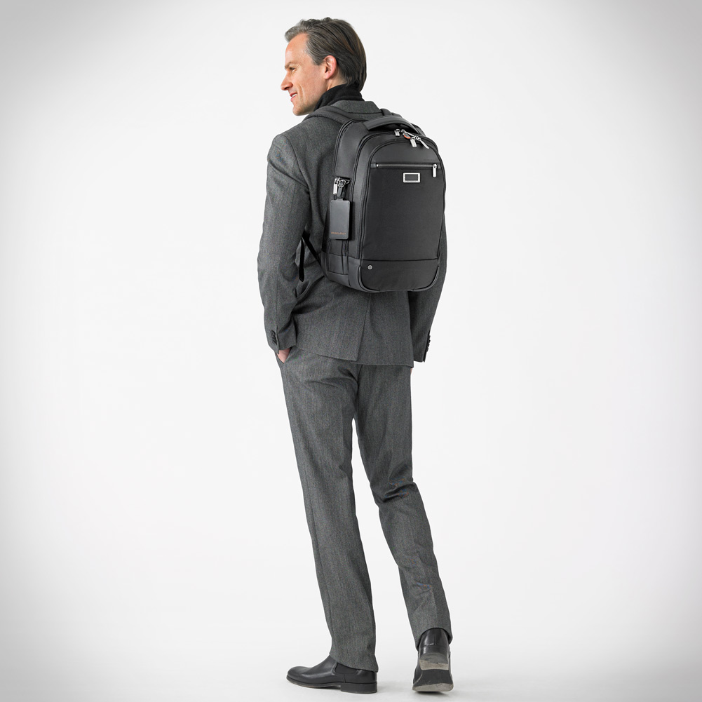 male model Briggs & Riley @work Medium Backpack black