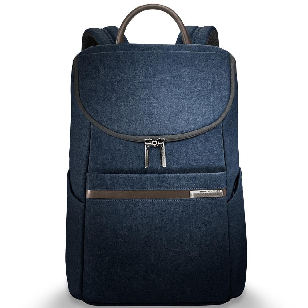 Briggs & Riley Kinzie Street Small Wide Mouth Backpack Navy
