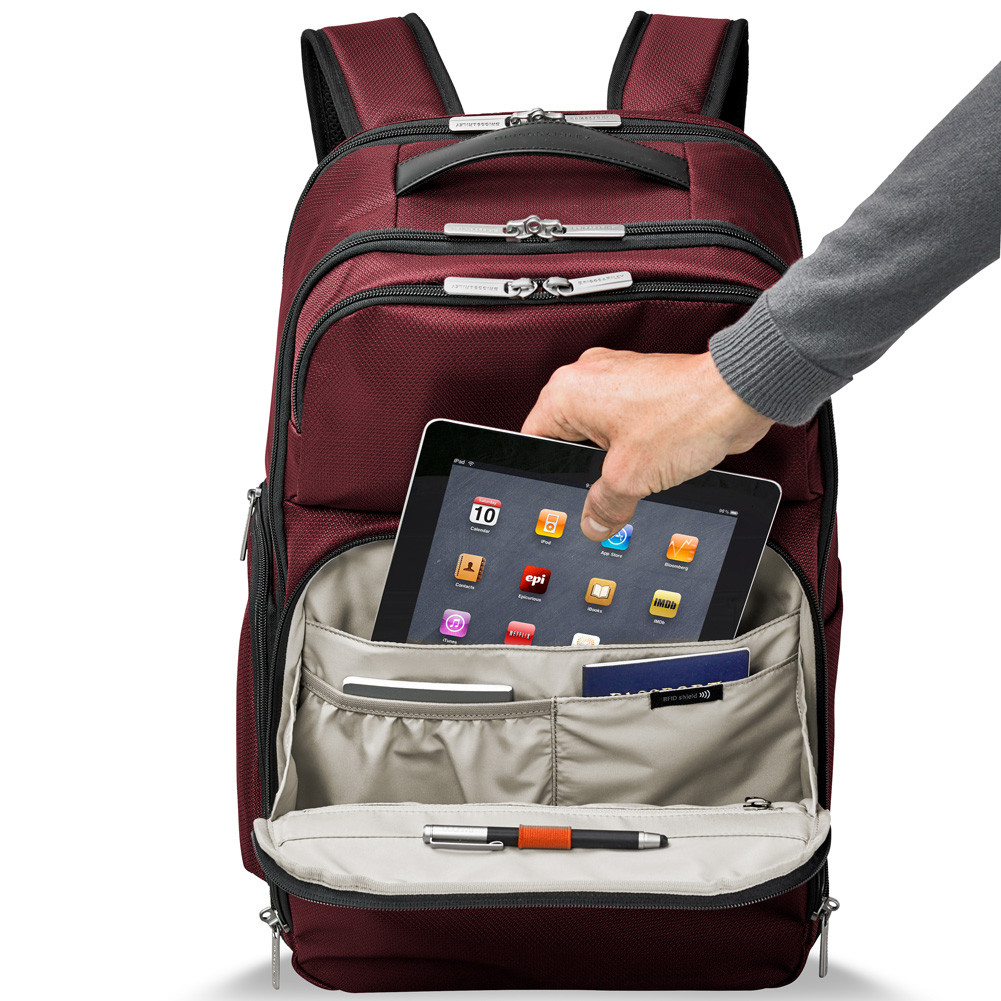 Merlot Cargo Backpack Has Tablet Sleeve