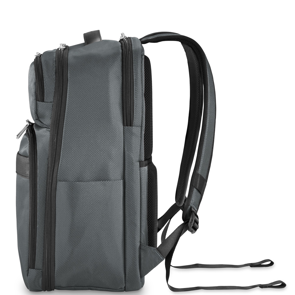 Gray Side View of Cargo Backpack