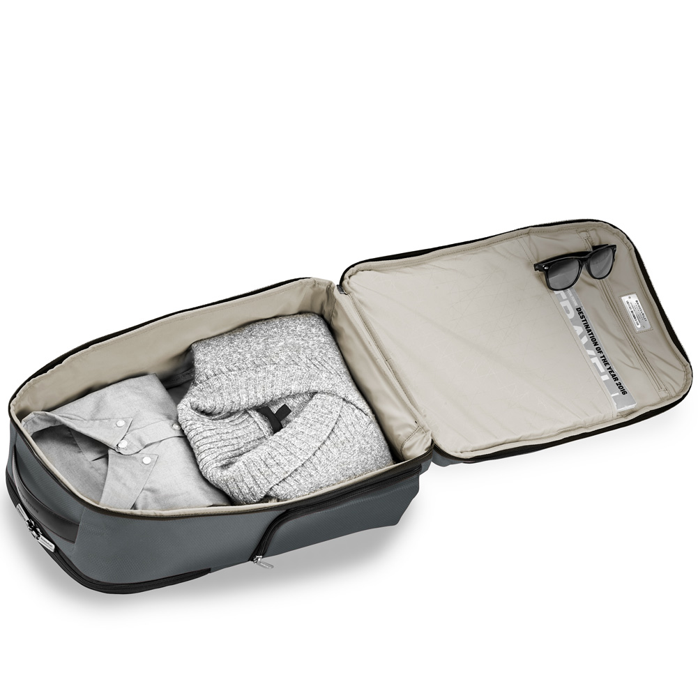 Gray Cargo Backpack is easy to pack
