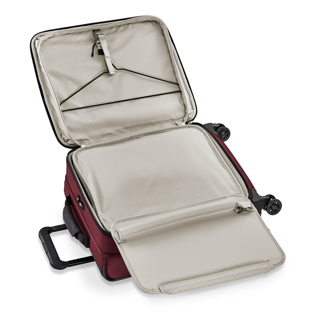 Merlot Carry On with Built-in tri-fold garment folder