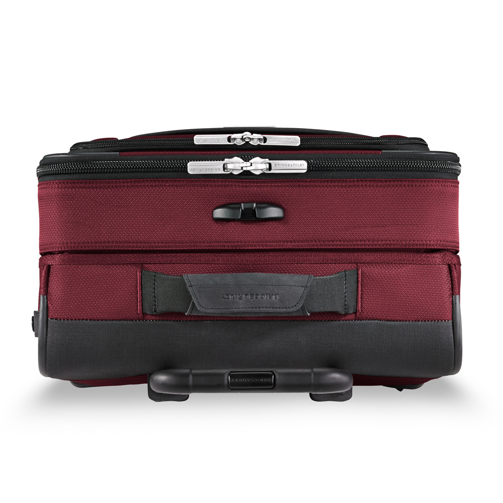 Merlot Wide Carry On Expandable Spinner Top Grab Handle