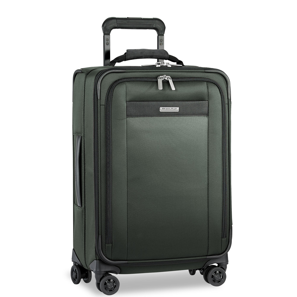 Rainforest Green Briggs & Riley Transcend Tall Carry-On Expandable Upright Two Wheel