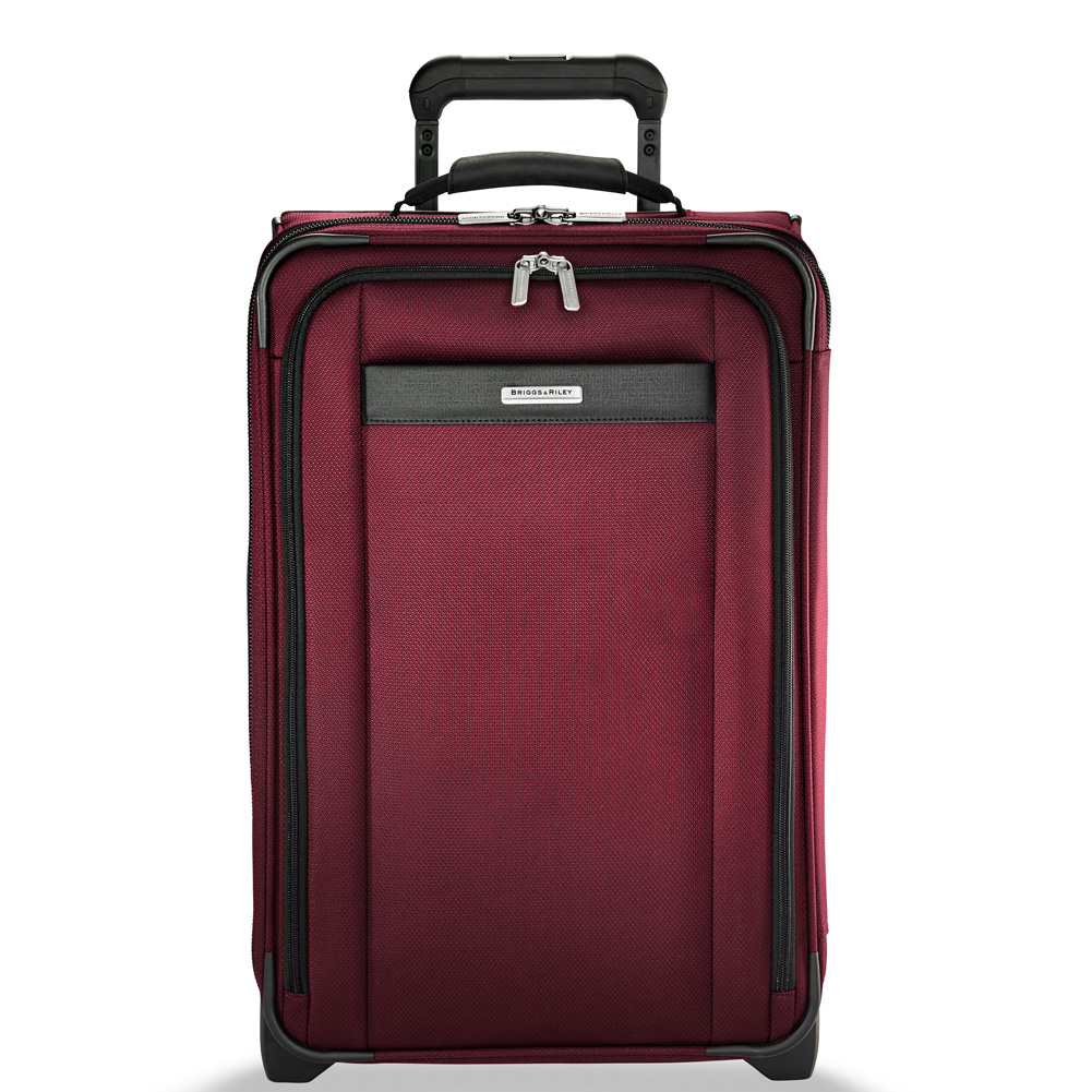 Merlot Briggs & Riley Transcend Tall Carry-On Expandable Upright Two Wheel