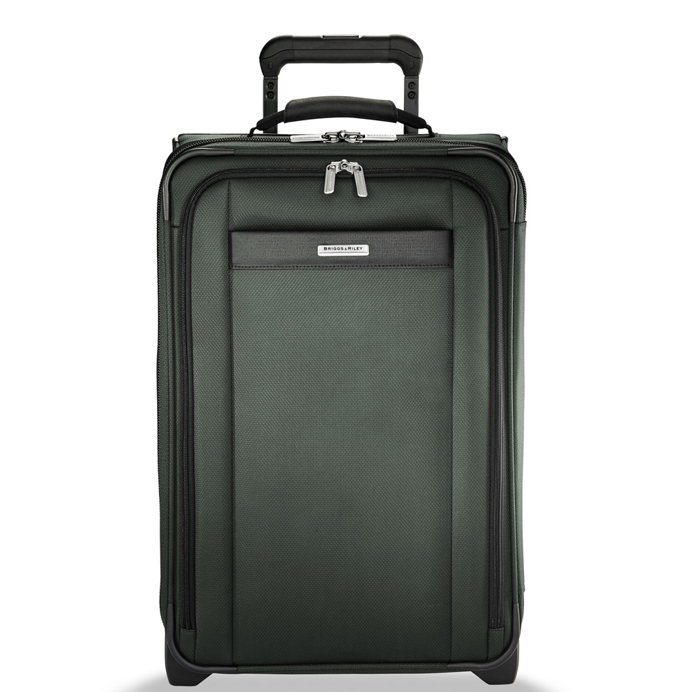 Rainforest Green Briggs & Riley Transcend Tall Carry-On Expandable Upright Two Wheel