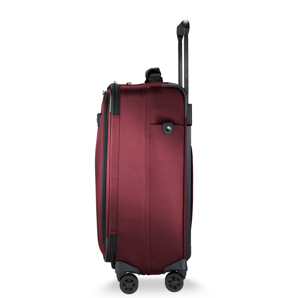 Merlot Red Transcend Tall Carry-On Expands