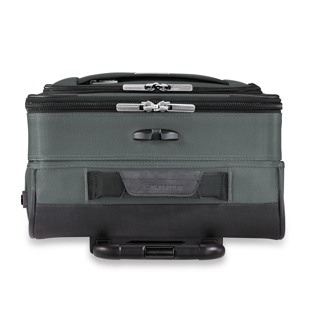 Slate Gray Tall Carry On Has Soft Touch Top Handles
