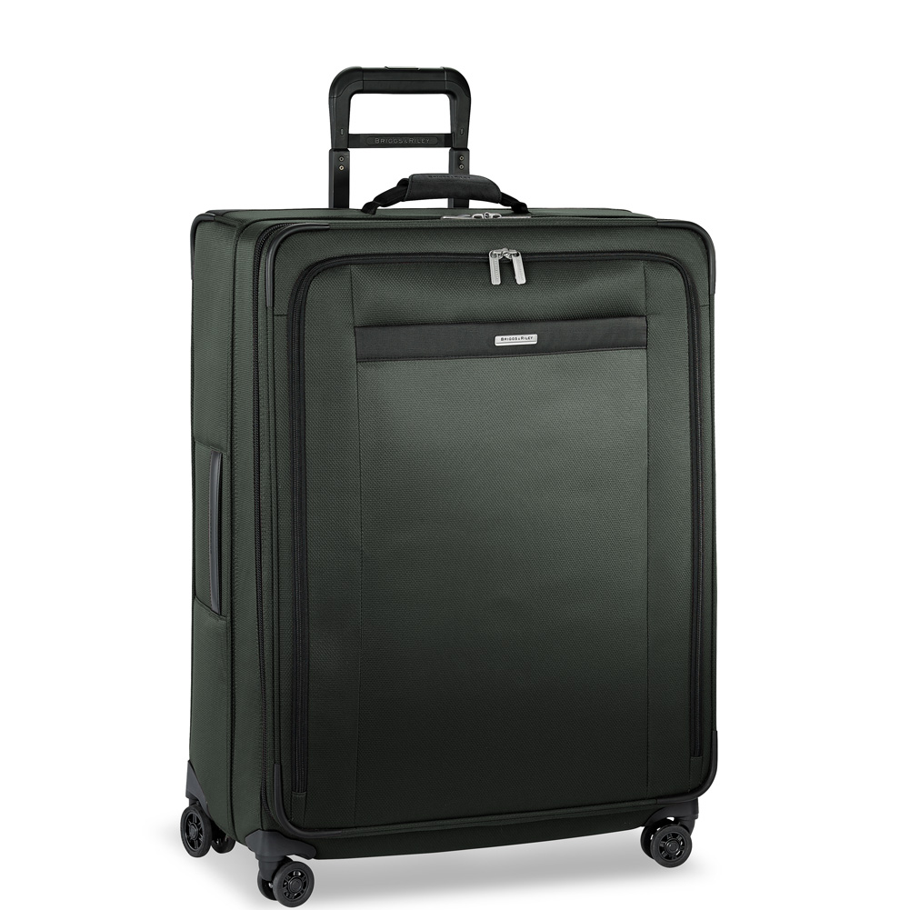 Hunter Green Transcend Large Checked Bag