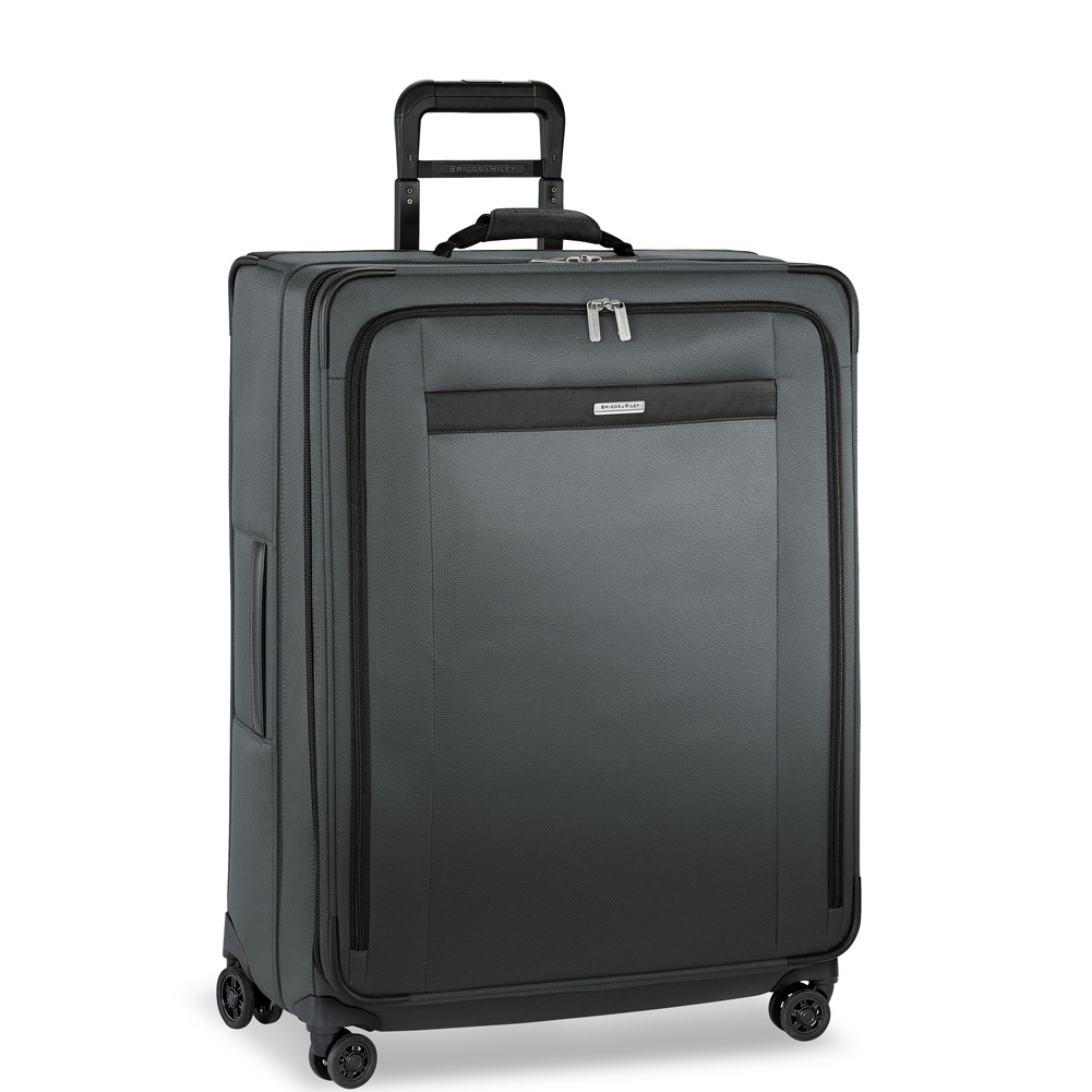 Pewter Grey Transcend Large Checked Bag