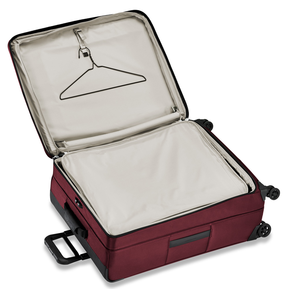 Merlot Transcend Suitcase Has Built In Suiter