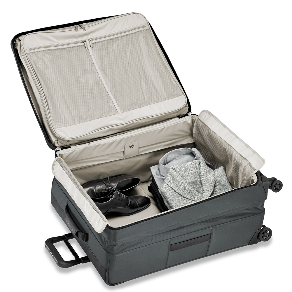 Gray Transcend Large Suitcase You Can Pack For 10 Days