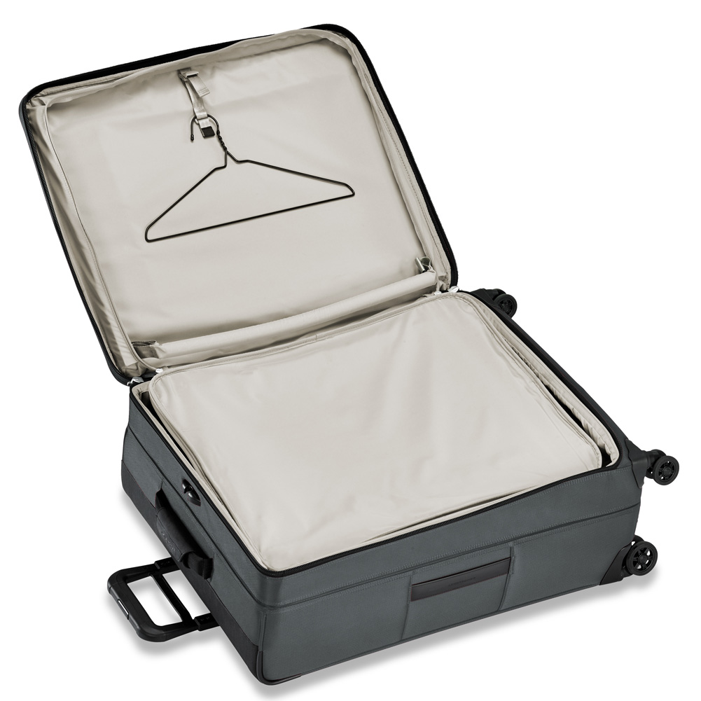 Slate Transcend Suitcase Has Built In Suiter